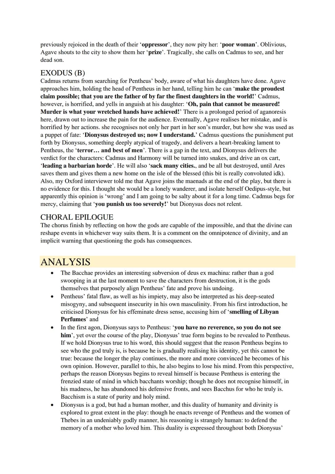 'BACCHAE' STUDY GUIDE
CONTEXT
EURIPIDES
●
●
●
●
One of the three great Athenian tragedians, along with Aeschylus and Sophocles
Famous for hi