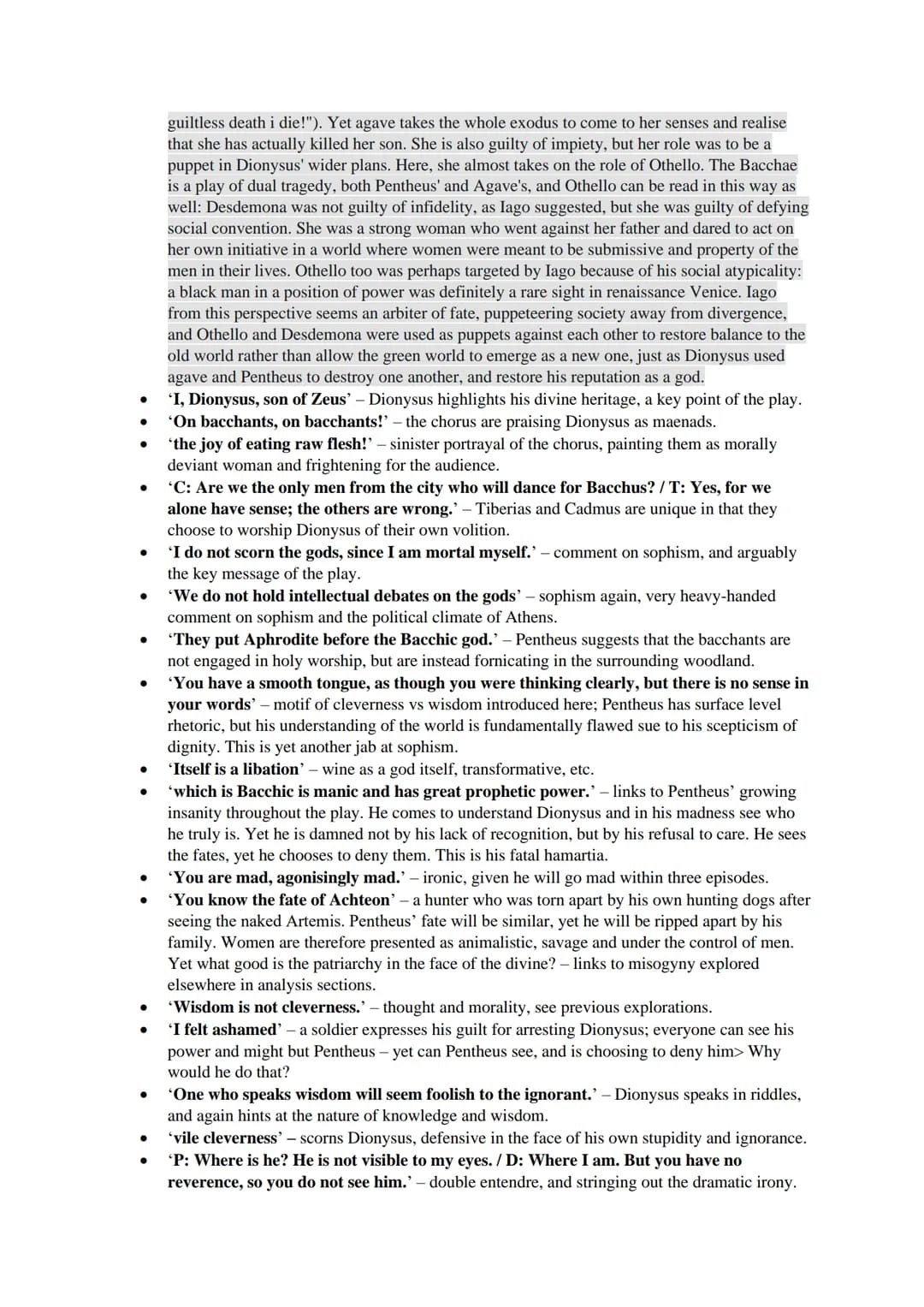 'BACCHAE' STUDY GUIDE
CONTEXT
EURIPIDES
●
●
●
●
One of the three great Athenian tragedians, along with Aeschylus and Sophocles
Famous for hi