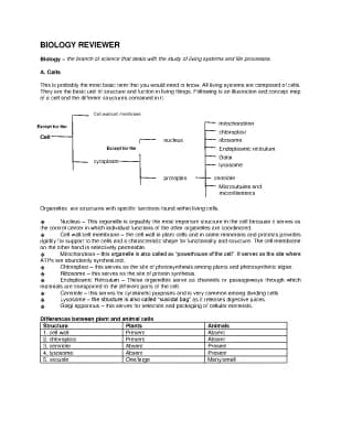 Know Basic Biology, Botany and Genetics Reviewer thumbnail