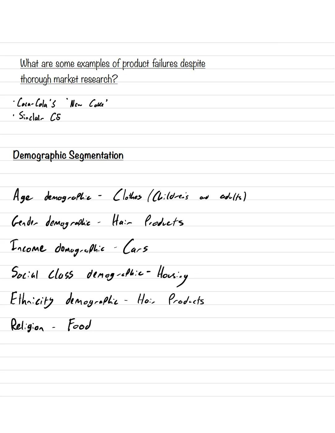 Guided Note
Note - Taking 1.1.2
Product and market orientation
What is the difference between a product orientated and a market orientated
a