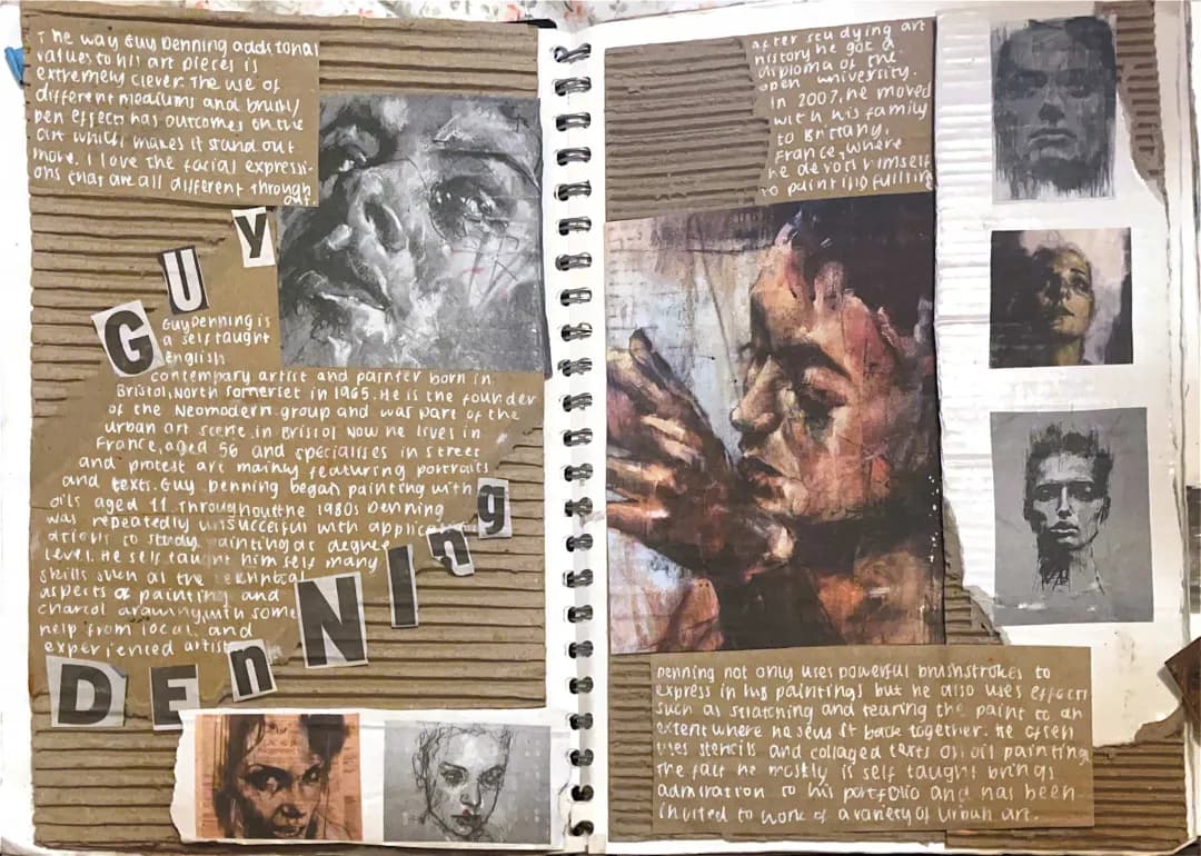 Guy Denning Artist Research: Art Analysis and Cool Drawings