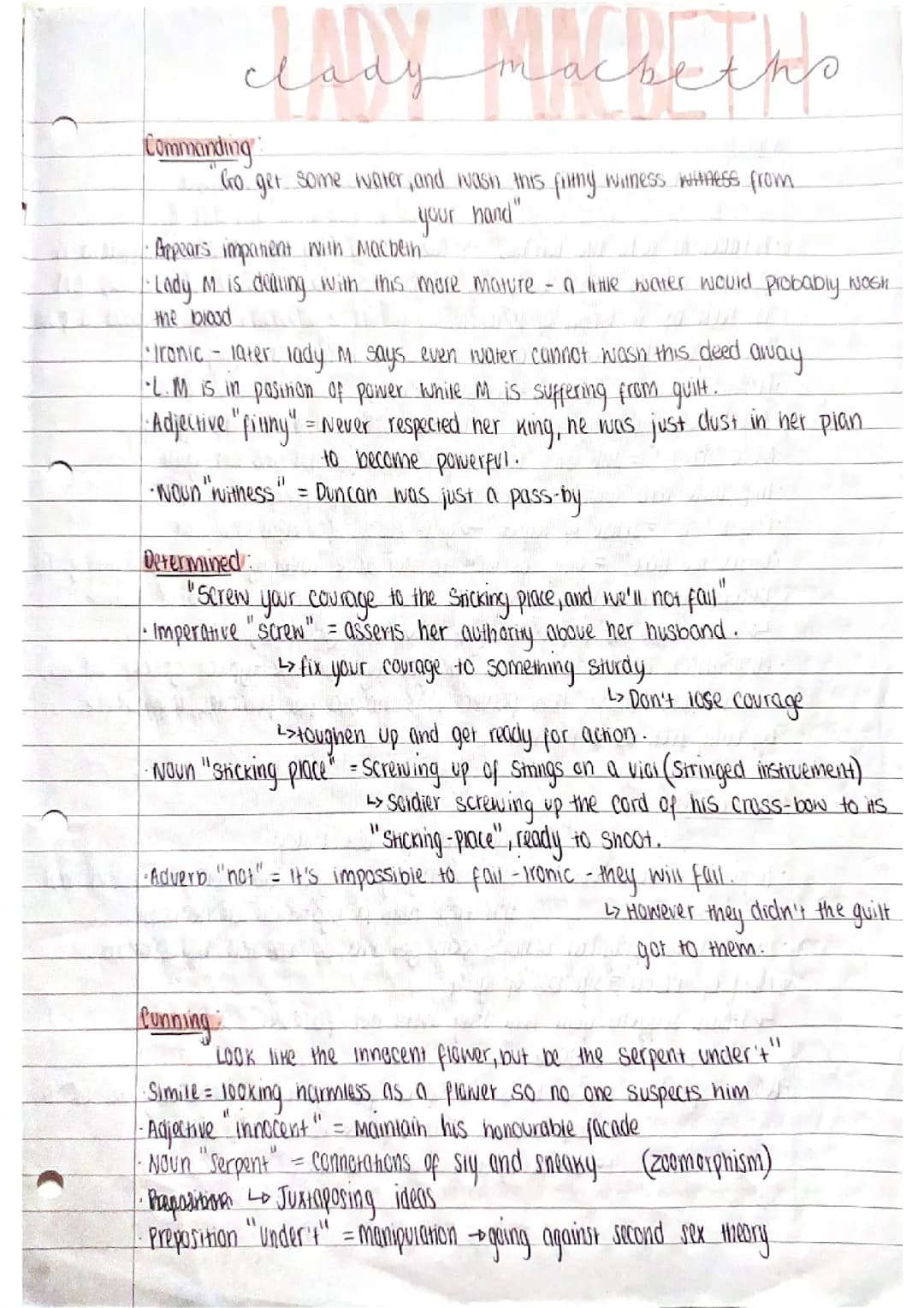 Macbeth: Lady Macbeth 