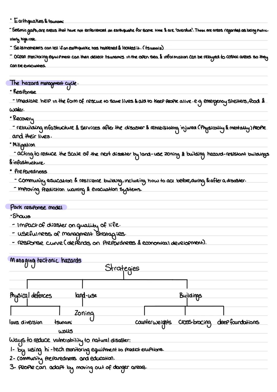 Hazards in a geographical context.

• Geo Physical
natrual hazards - include volcanoes & sesmic hazards. They are hazards related to
the lit