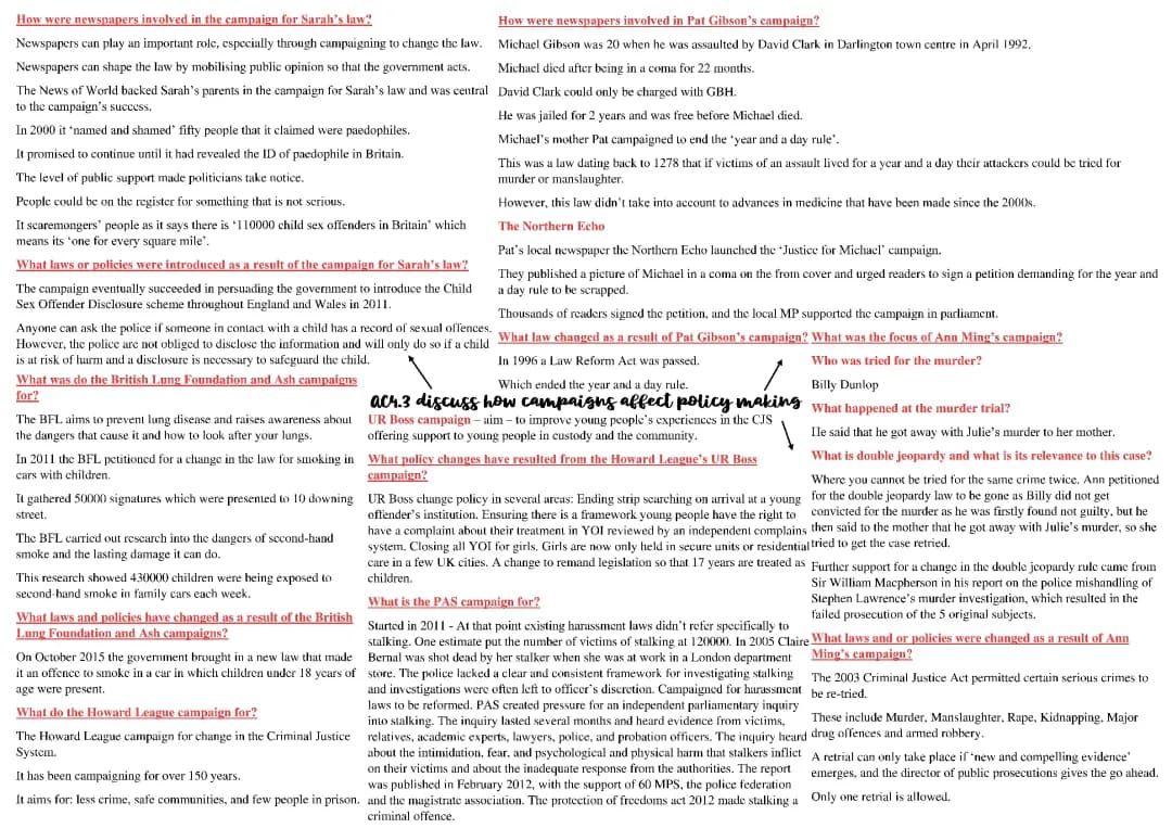 How Campaigns, Media, and Public Opinion Affect UK Law Making