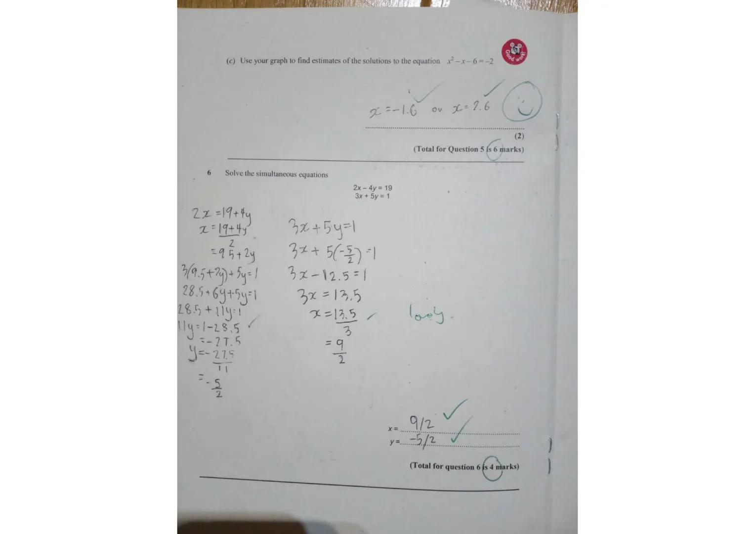 Pearson Edexcel
Level 1/Level 2 GCSE (9-1)
.
●
Instructions
•
Mathematics
Paper 2 (Calculator)
Time: 1 hour 30 minutes
Centre Number
.
Candi