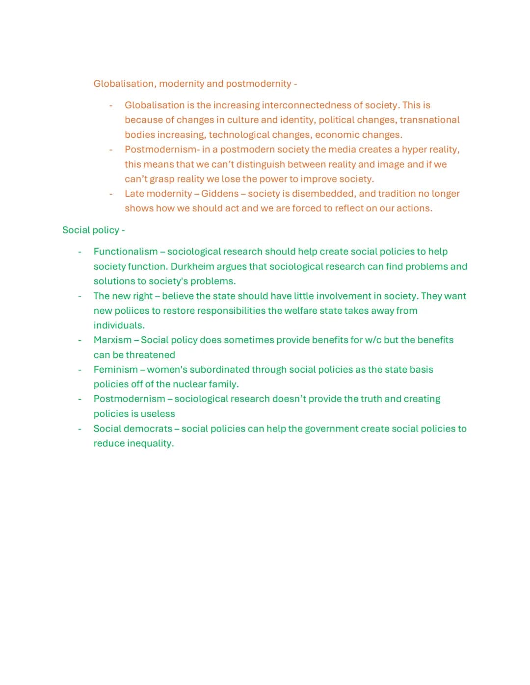 Theory and methods revision page -
Quantitative methods - favoured by positivists -
-
-
-
Lab experiments - advantages = reliable and can id
