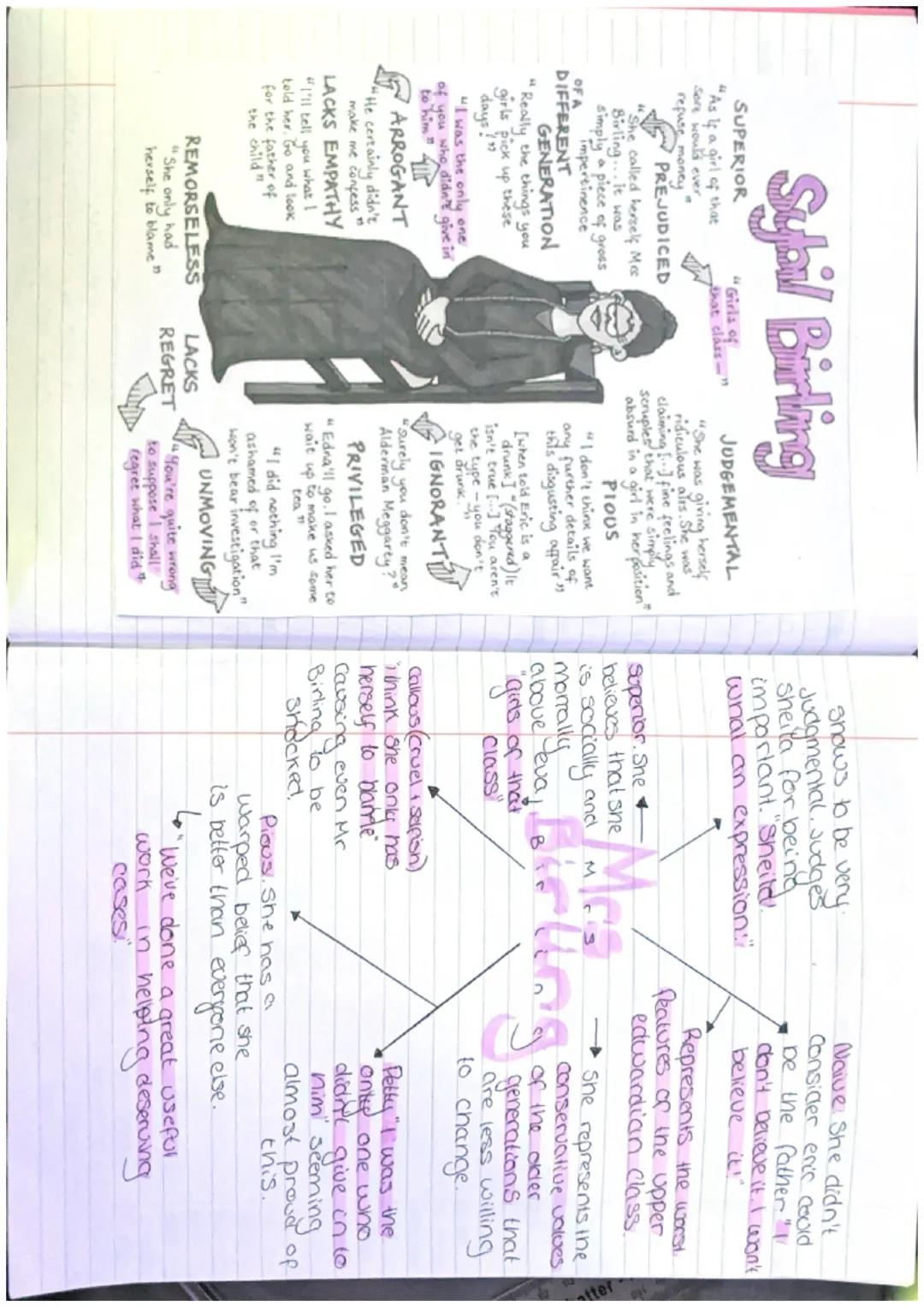 Inspector Gooke
"I'm not going until I
know all that happened"
FORCEFUL
PRIESTLEY'S VOICE
"We don't live alone. We
are members of one
"(shar
