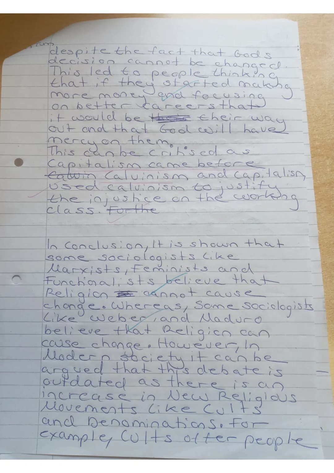 31³4/11/2083
Evaluate sociological views on the
relationship between religion and
social change.
Lilian Tum
There has been several debates i