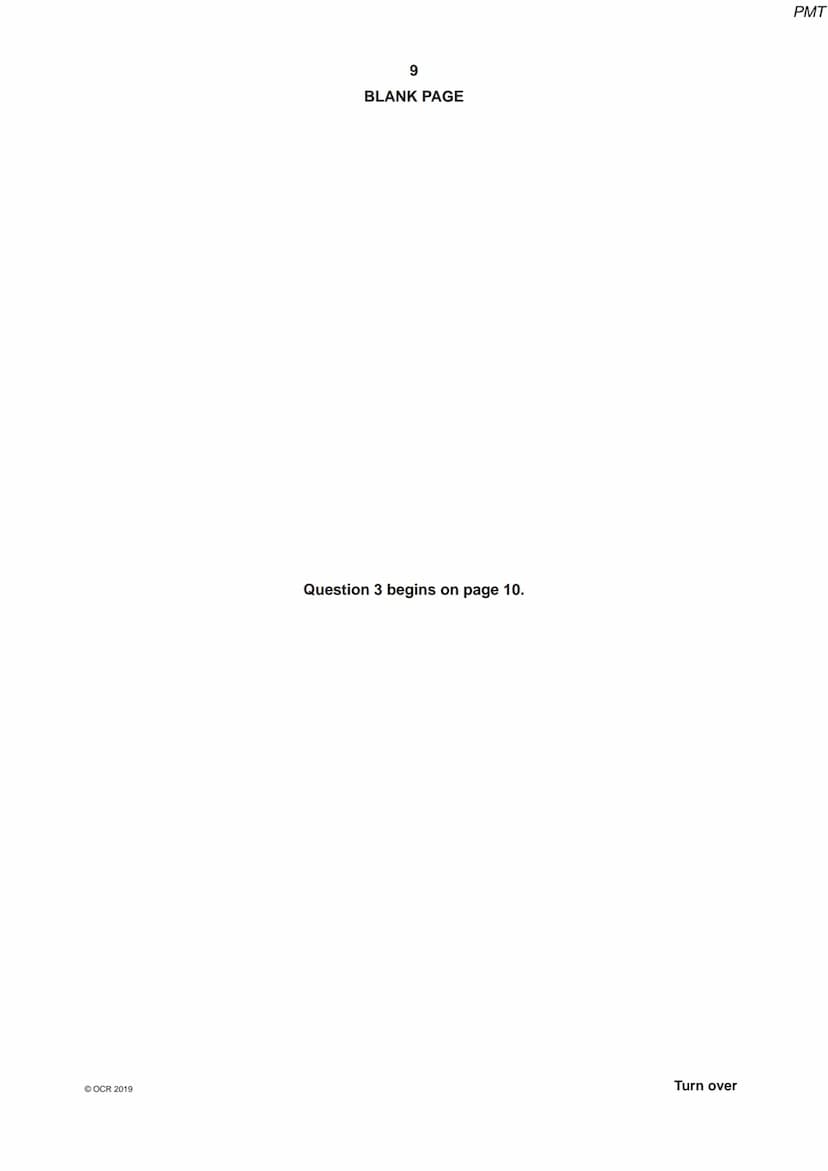586 765 7
OCR
Oxford Cambridge and RSA
Monday 3 June 2019 - Afternoon
A Level Physics A
H556/03 Unified physics
Time allowed: 1 hour 30 minu
