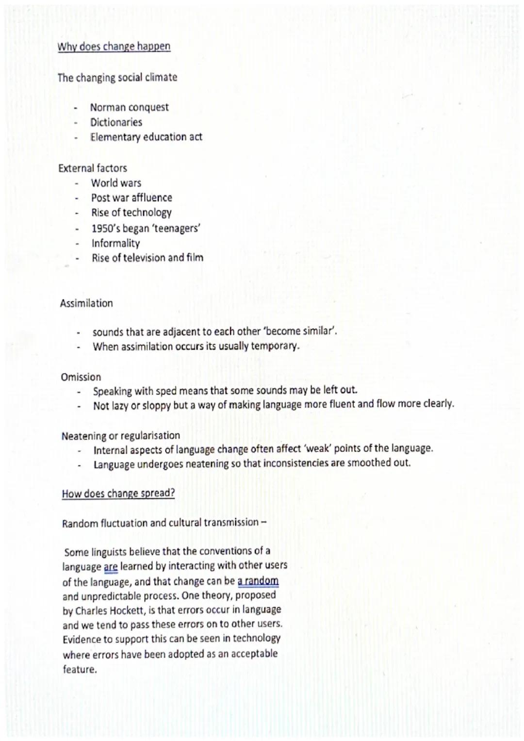 Changing Grammatical rules
'you' instead of thou/thee became the preferred pronoun use as is was considered
unmarked.
In old English and mid