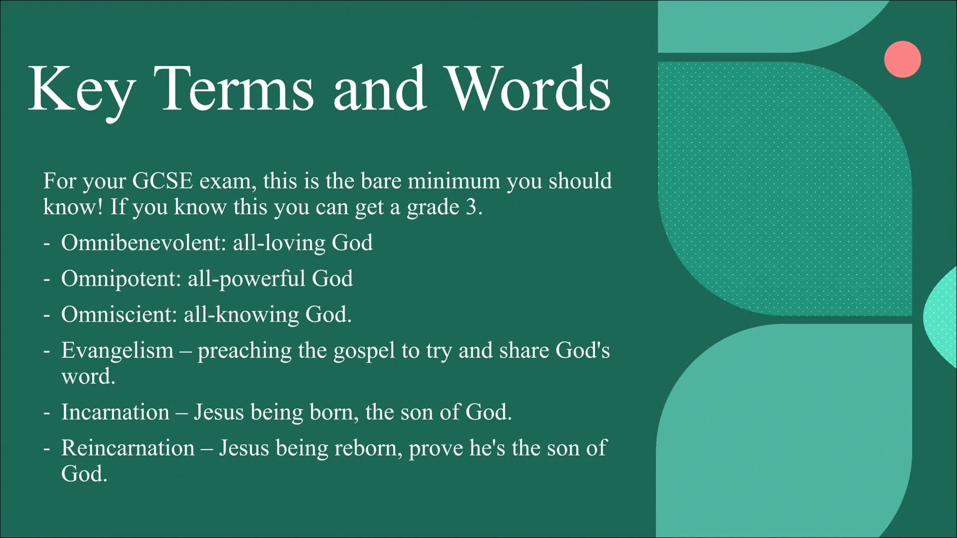 Christianity
2023 Christianity GCSE [AQA] - The basics
to know for the exam | Topic Summaries,
specification summary and Bible quotations. K