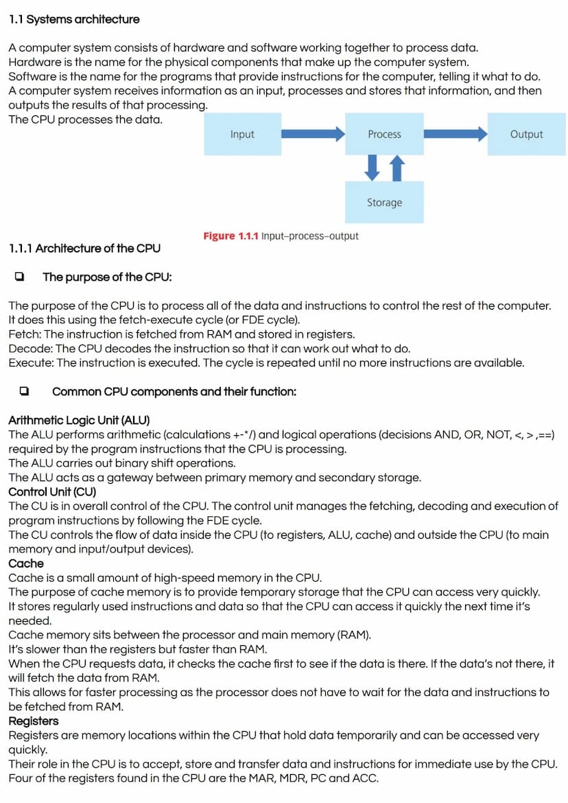 
<h3 id="assessmentcomponents">Assessment Components</h3>
<p>1.1 <strong>Systems Architecture</strong><br />
1.2 <strong>Memory and Storage<