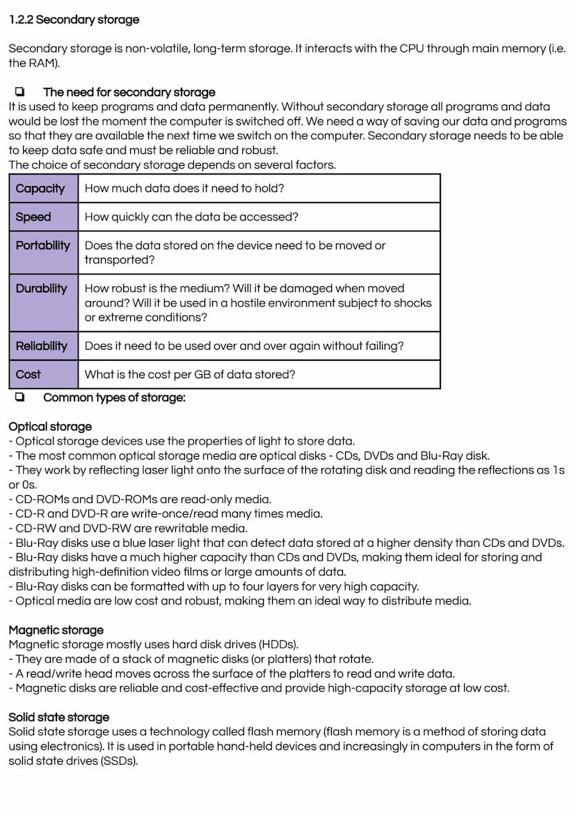 
<h3 id="assessmentcomponents">Assessment Components</h3>
<p>1.1 <strong>Systems Architecture</strong><br />
1.2 <strong>Memory and Storage<