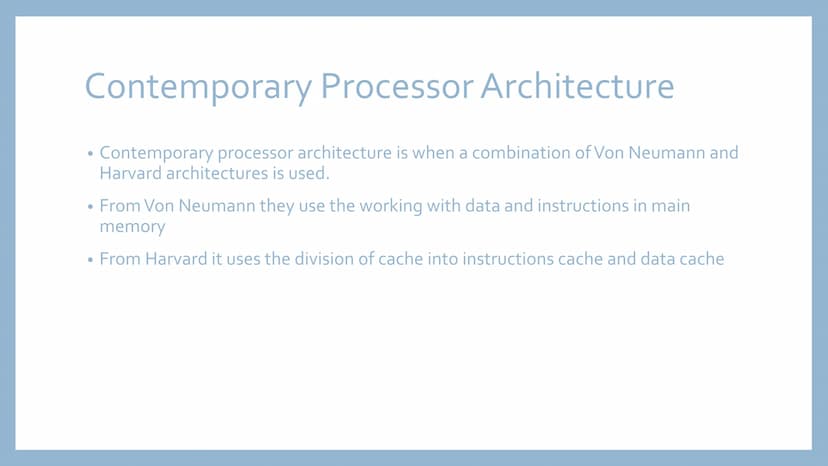 COMPUTER
ARCHITECTURE Von Neumann Architecture
Input
Device
• Von Neumann architecture is where both data and the
software that are currentl