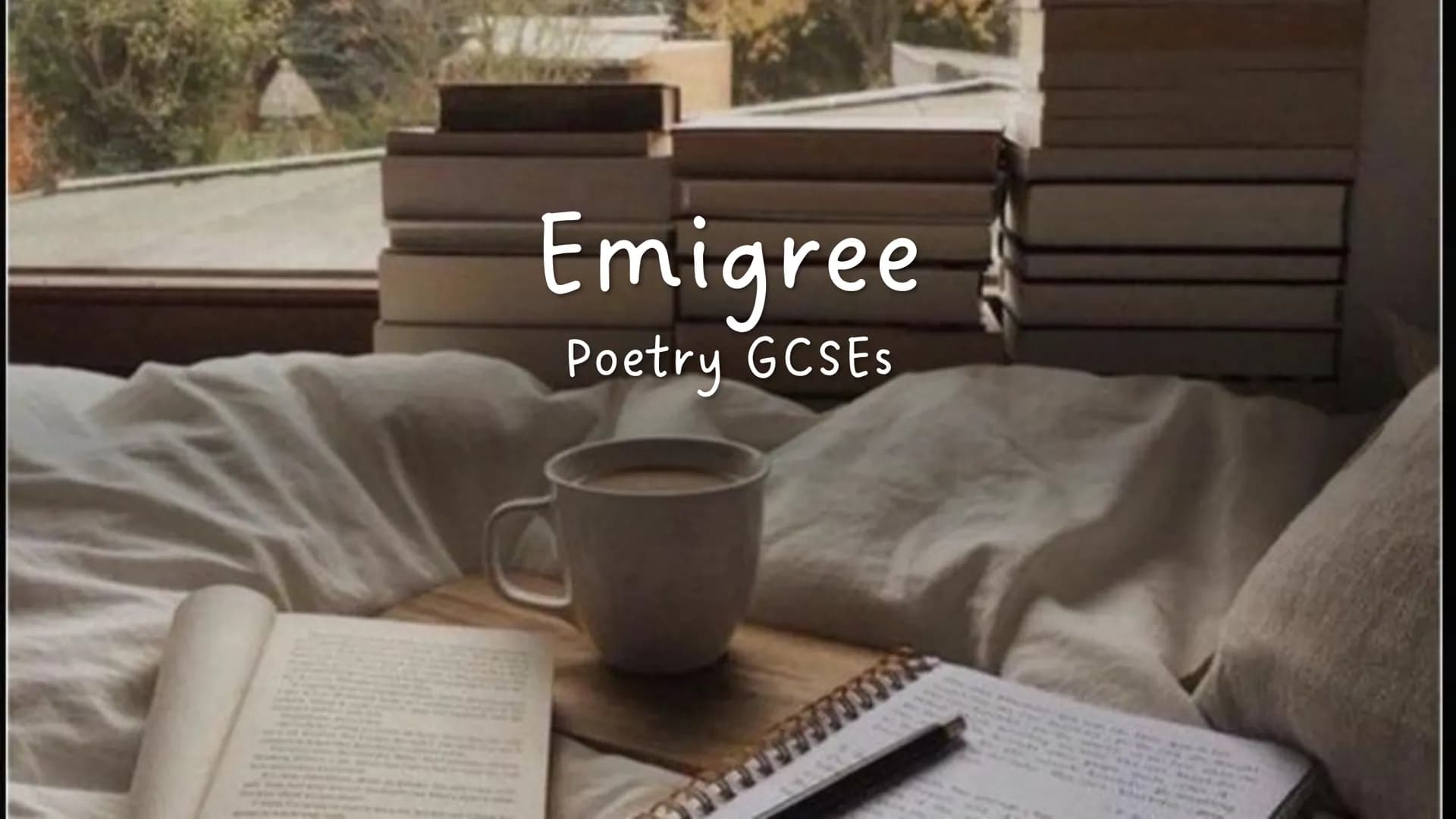 
<p>In Carol Rumens' "The Emigree," the speaker describes her positive childhood memories of a city that she left as a child. Rumens, an Eng