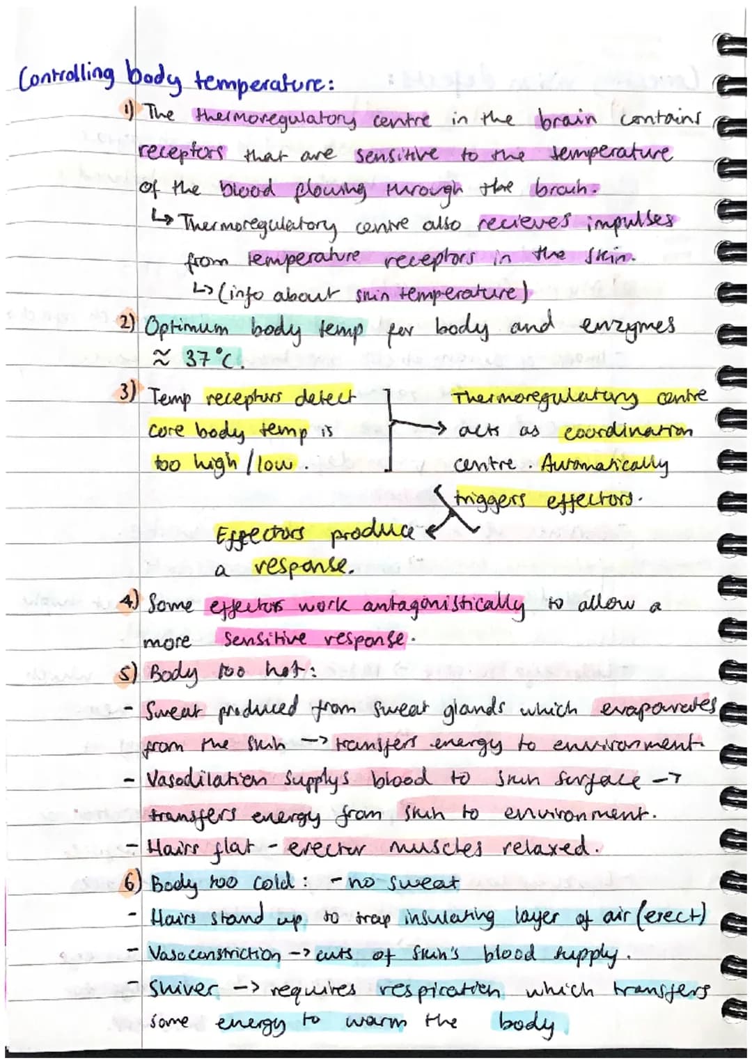 Homeostasis AND RESPONSE:
Homeostasis:
1) Homeostasis is the regulation of the conditions
inside the body, to maintain a stable internas
env