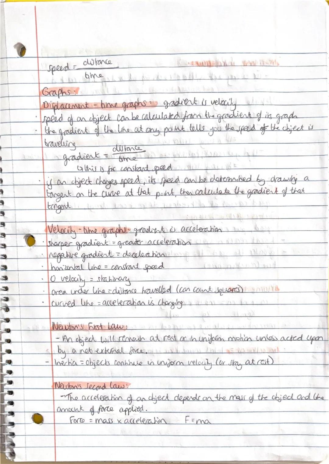 ## Physics - Forces

- **Vector** = a quantity with a magnitude + direction
	- is velocity, displacement, acceleration, force, momentum
- **