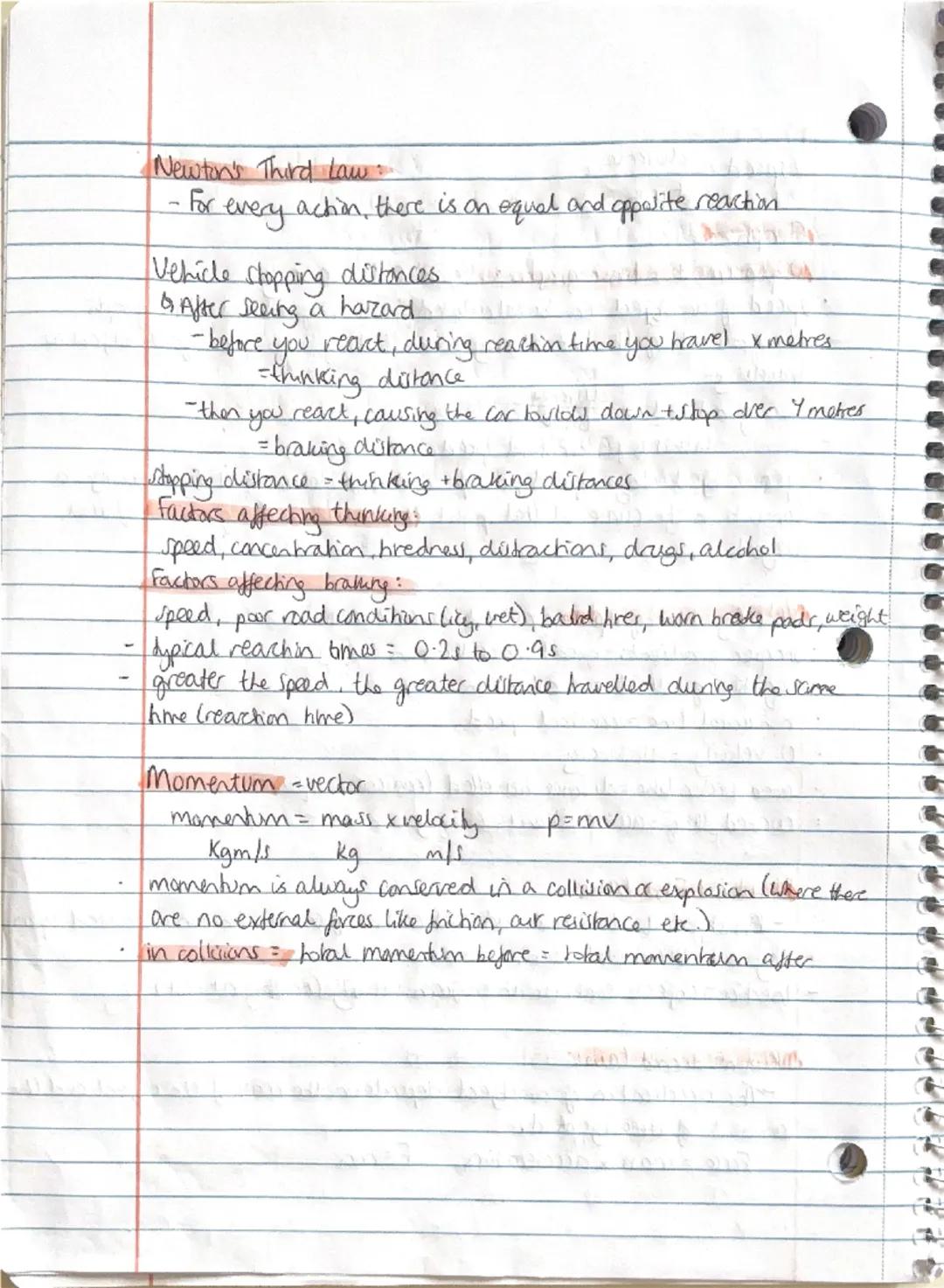 ## Physics - Forces

- **Vector** = a quantity with a magnitude + direction
	- is velocity, displacement, acceleration, force, momentum
- **