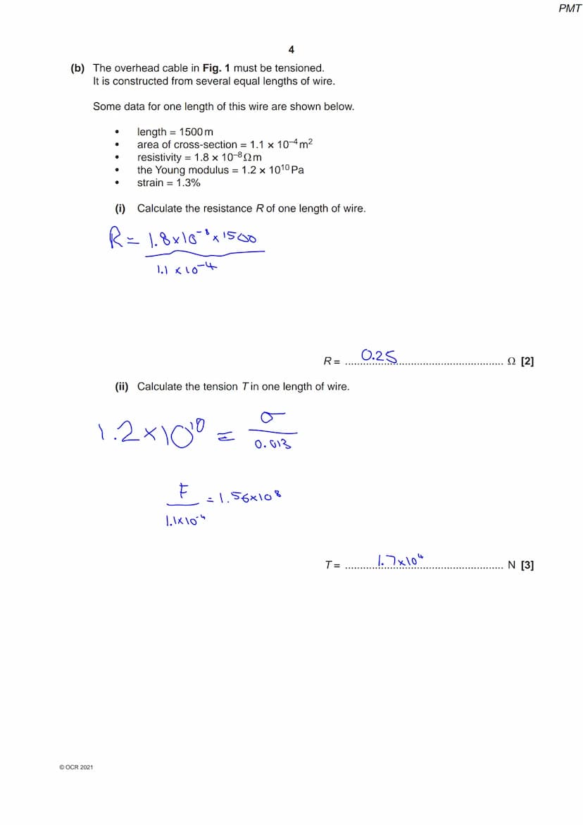 8 3 3 4 5 3 1 4 59
OCR
Oxford Cambridge and RSA
Wednesday 20 October 2021 - Morning
A Level Physics A
H556/03 Unified physics
Time allowed: 
