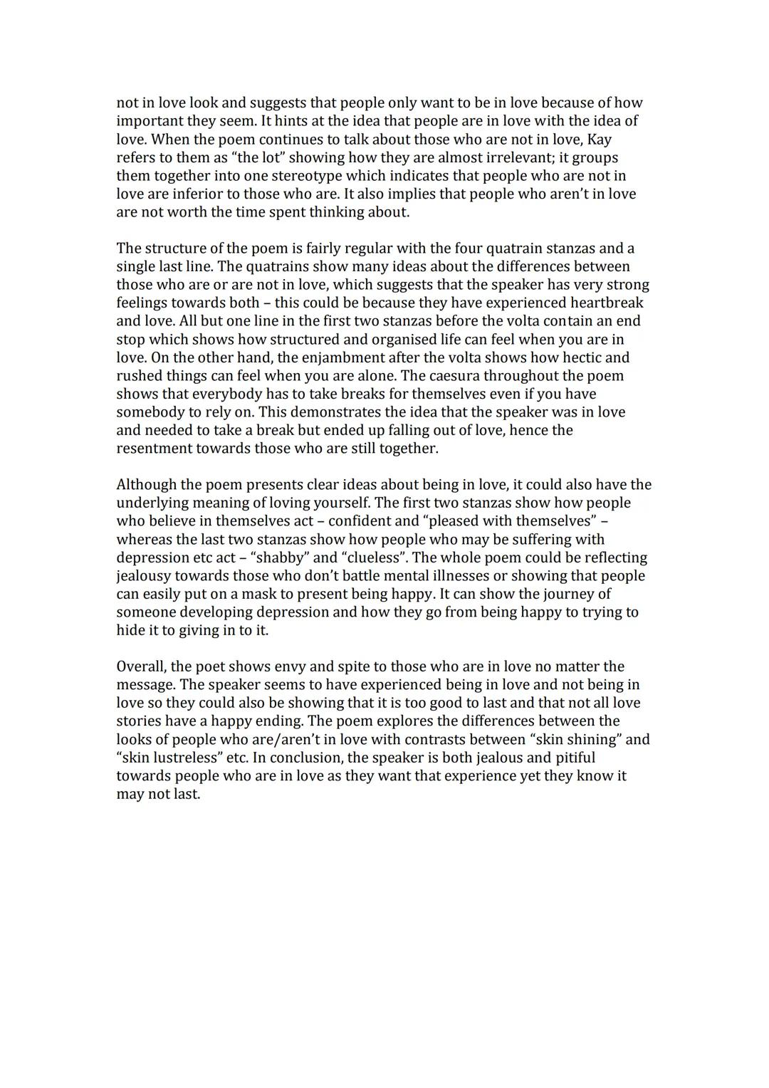 'Late Love'
How they strut about, people in love,
how tall they grow, pleased with themselves,
their hair, glossy, their skin shining.
They 