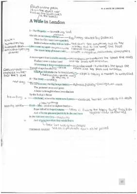 Know Annotated poem ‘A wife in London’  thumbnail