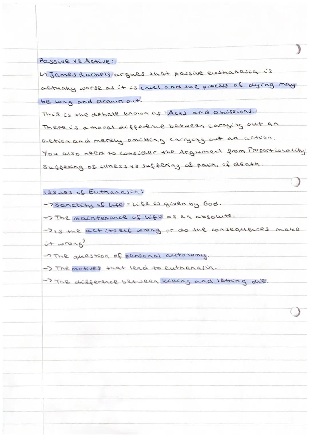 >
EUTHANASIA
Specieism-valuing a life of a
different specie less. e.g.dog
Literal meaning-comes from the Greek - 'en' = good and 'thantus' -