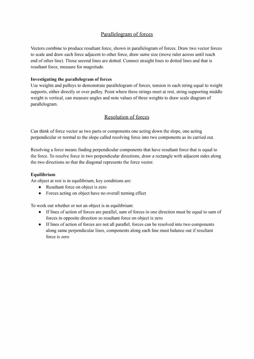 P8 -
Forces
in
balance Vectors and scalars
Distance and displacement
Distance without change of direction is displacement (distance in certa