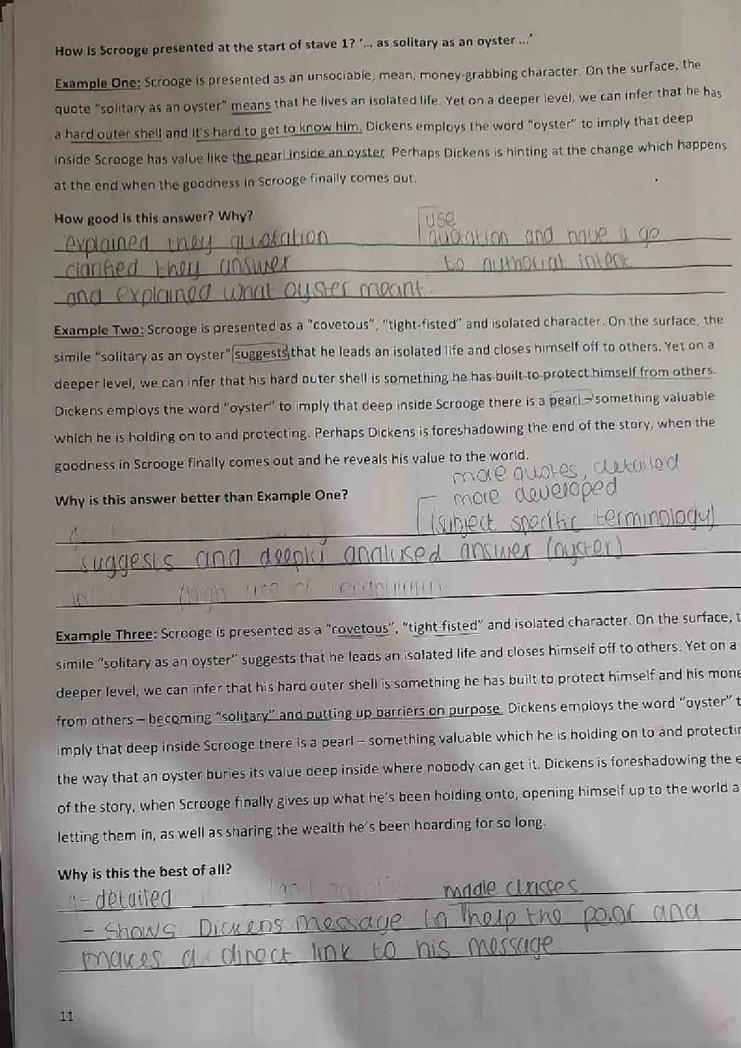 How is Scrooge Presented in stave 1