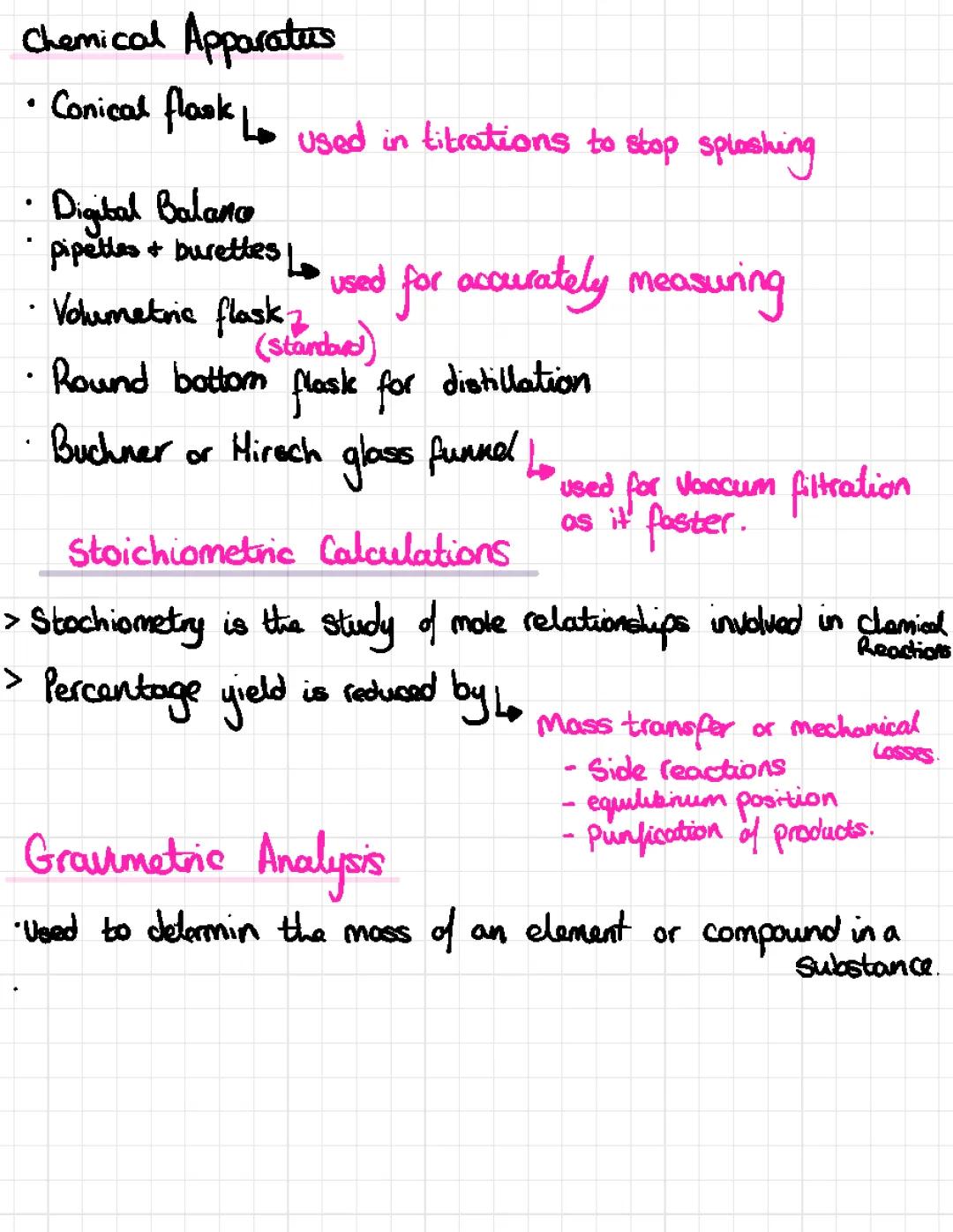 Advanced Higher Chemistry: Stoichiometry and Gravimetric Analysis for Kids