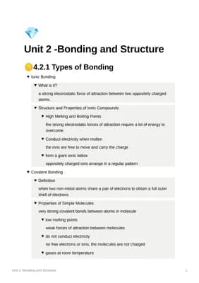 Know Bonding And Structure Chemistry GCSE thumbnail