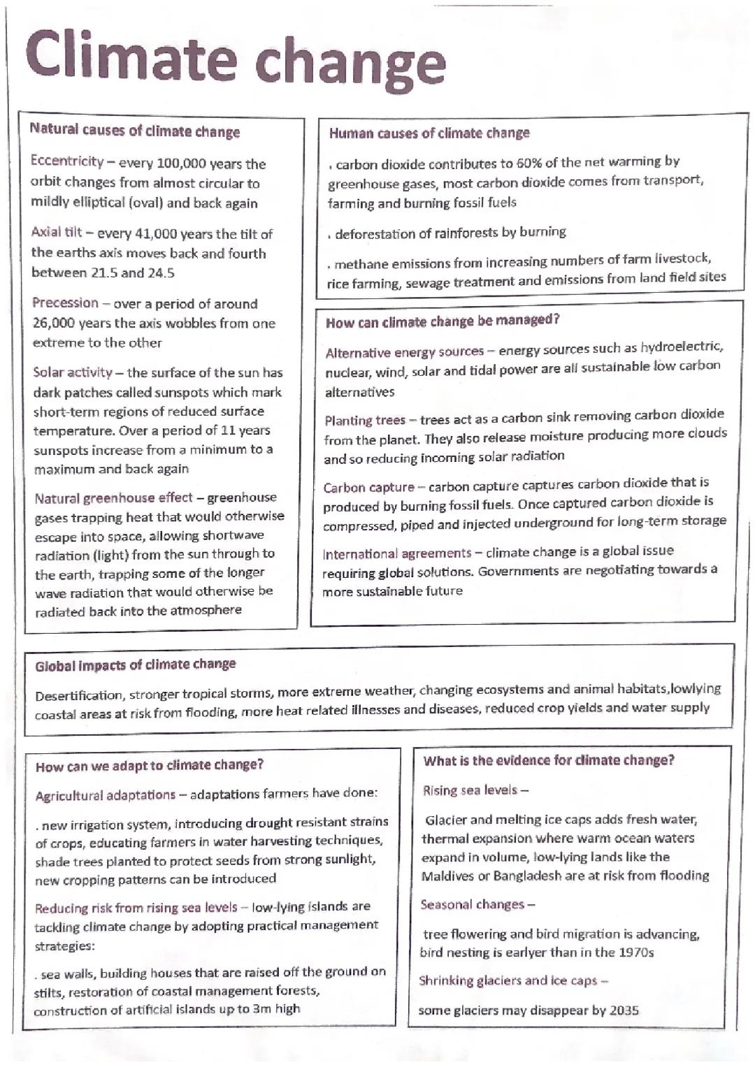 Understanding Climate Change: Geography Insights for Students