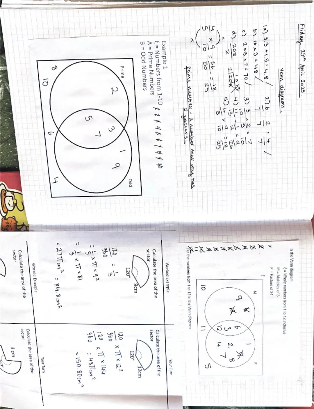 Wednesday 26th March 2025.
la) 54+343=397
2)4(x+6)=4X+24
b) 119-42=77
C) 18x4= 72
d) 2x5x8=80
3) 5(x-4)=6x-20
4)x(3+x) = 3x + x2
Friday 28 M