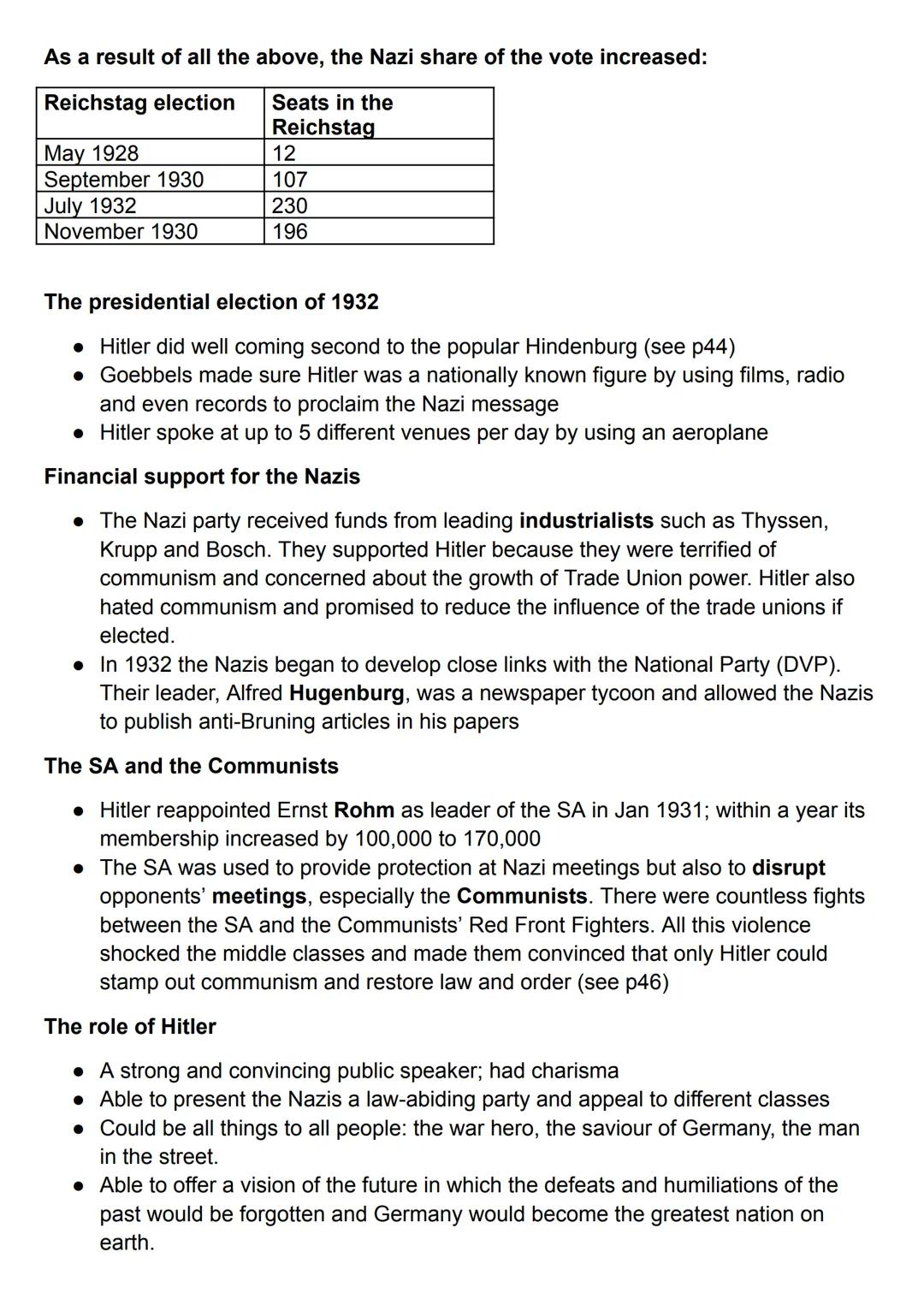 # Germany, complete set of notes

What events led to the creation of the Weimar Republic in November 1918?

• Early autumn 1918: Germany was