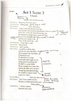 Know Macbeth act1,scence3 annotations  thumbnail