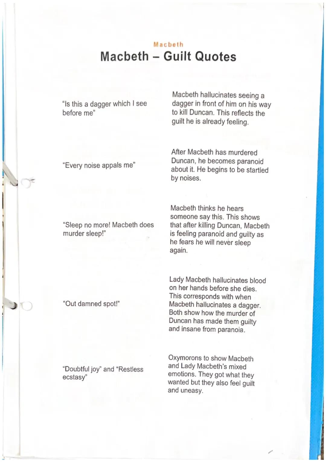 AQA GCSE ENGLISH - macbeth