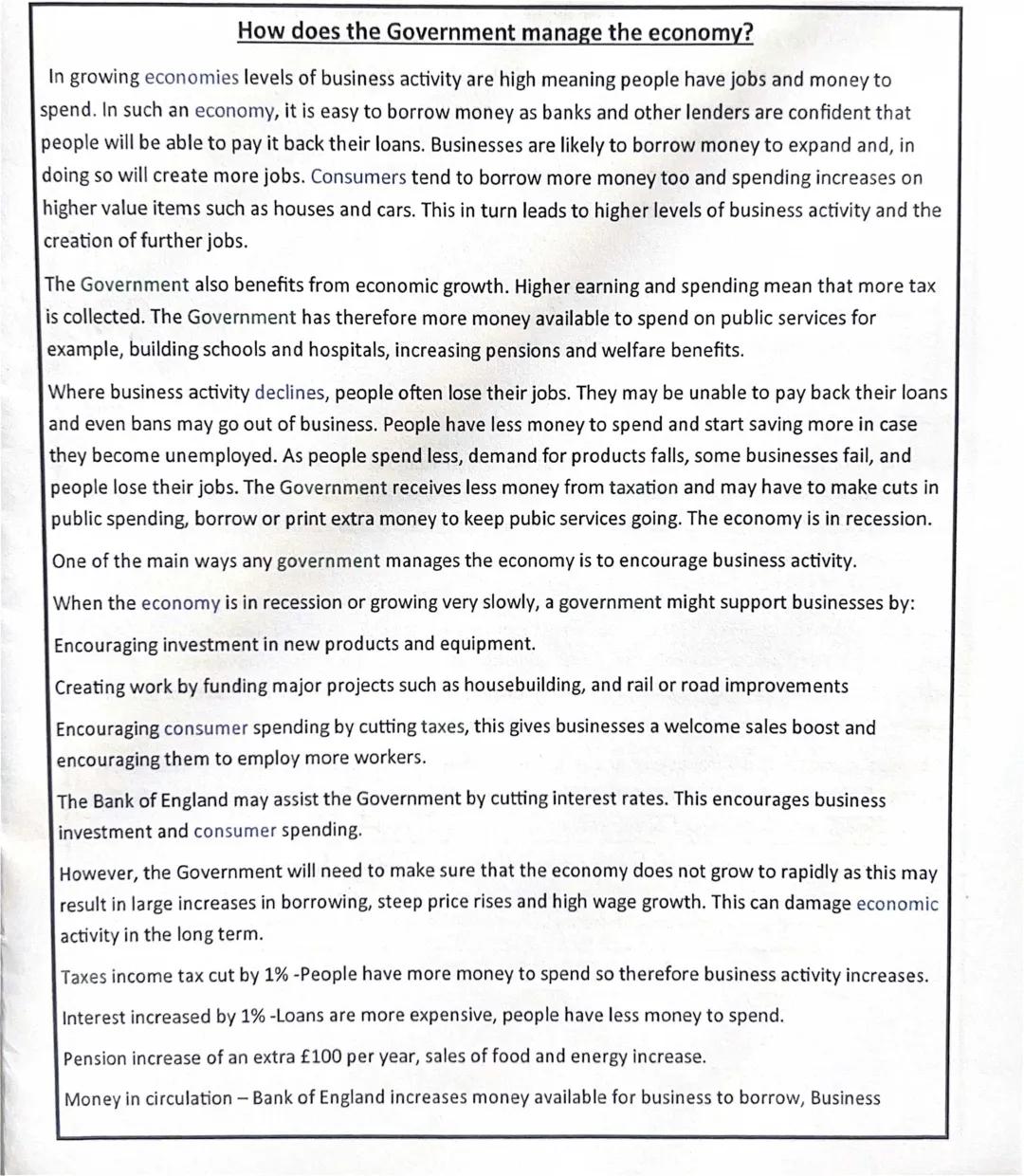 Understanding the Economy, Finance, and Money