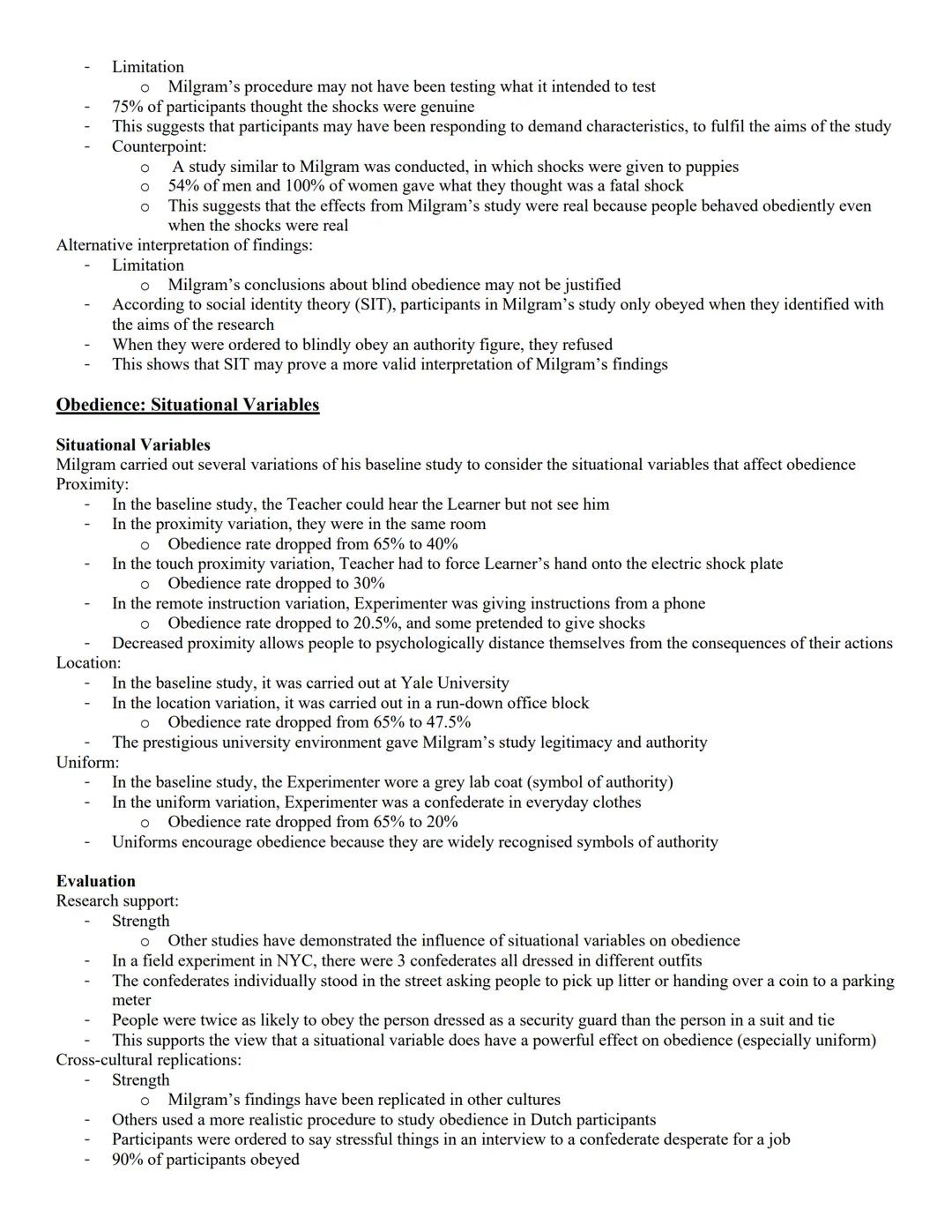 # Social influence
Conformity: Types and Explanations, to Social Roles
Obedience: Situational Variables, Situational Explanations, Dispositi