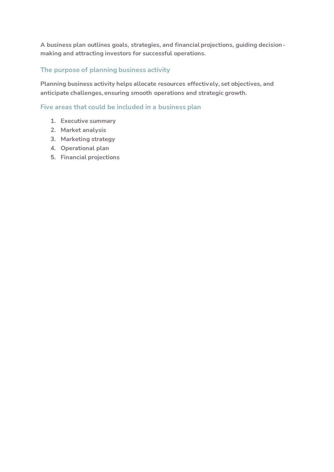 # 1.4 Making the Business Effective

What's the difference between limited and unlimited liability?

Limited liability- owners are only resp