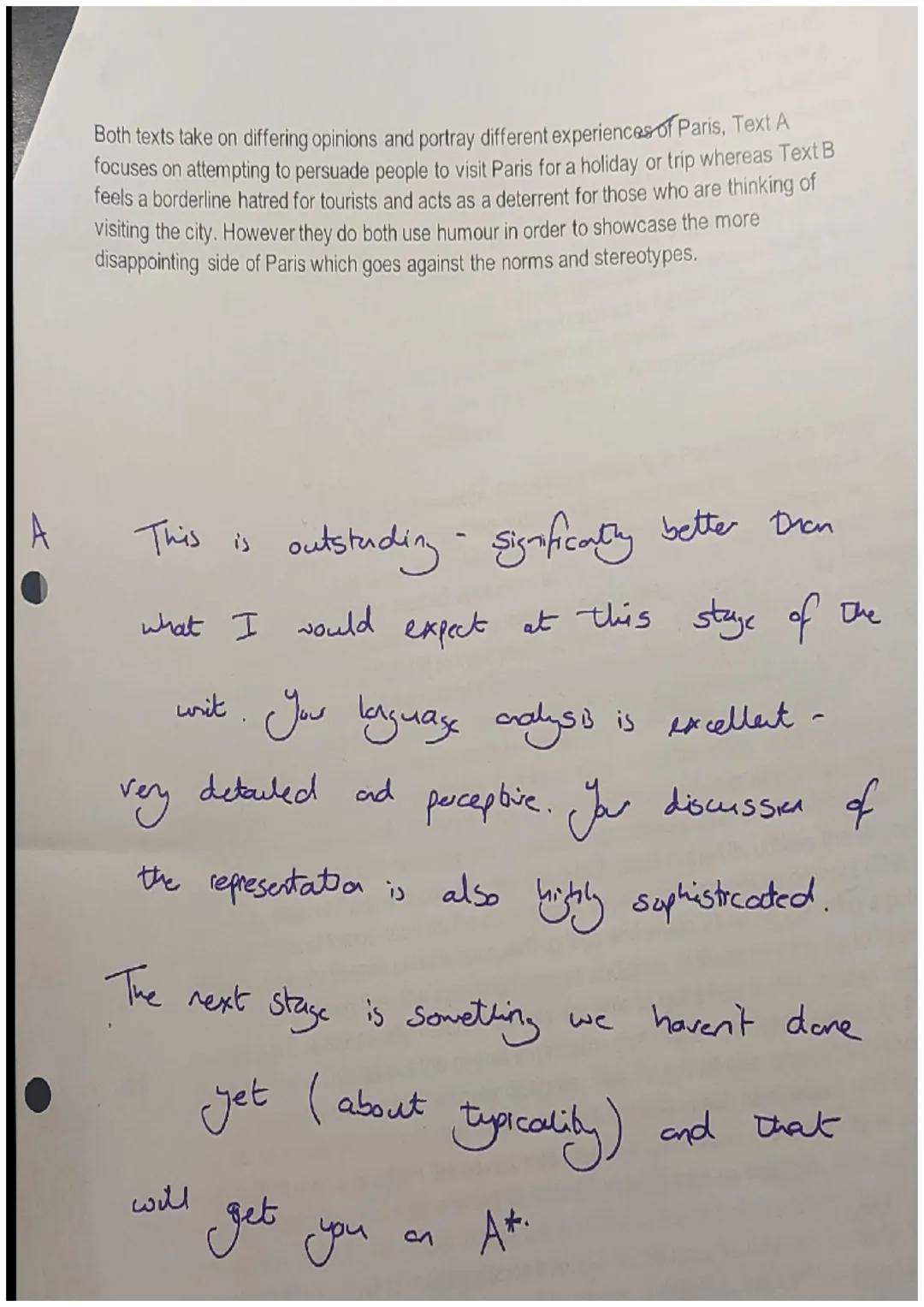 Text A, 'Stories are waiting in Paris' is a Eurostar advert which was launched on the 20th of
October 2013 during a Downton Abbey ad break o
