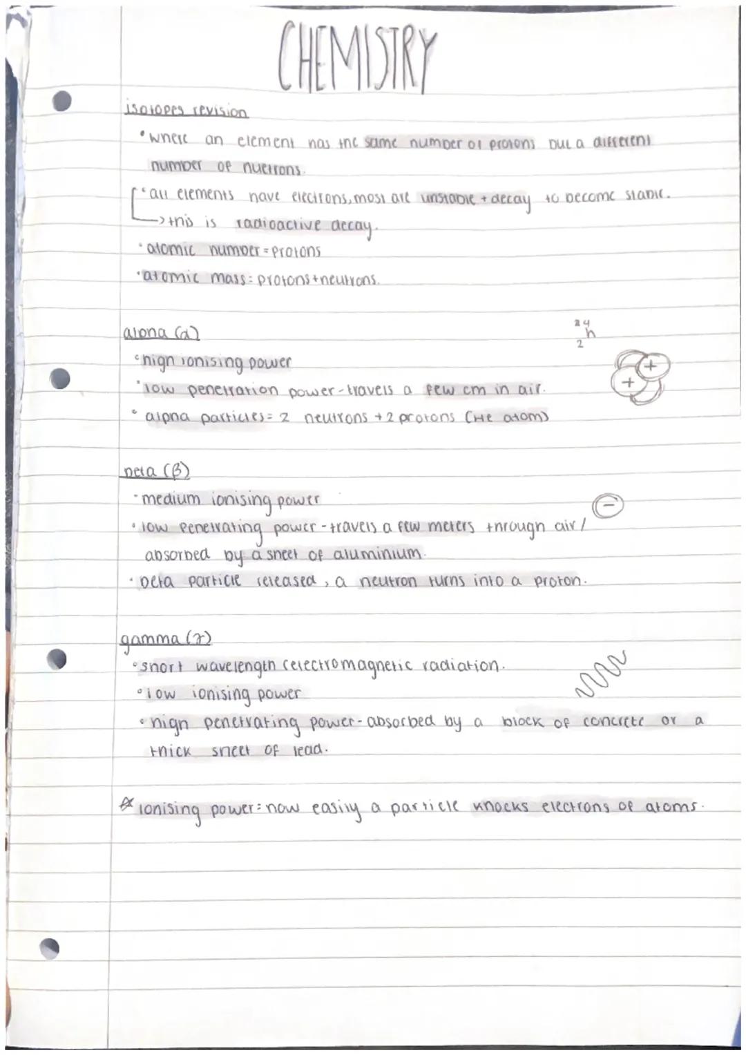 Fun Chemistry: Isotopes and Radioactive Particles