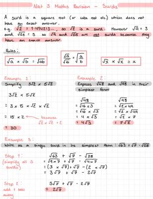 Know Surds - National 5 Maths Revision  thumbnail