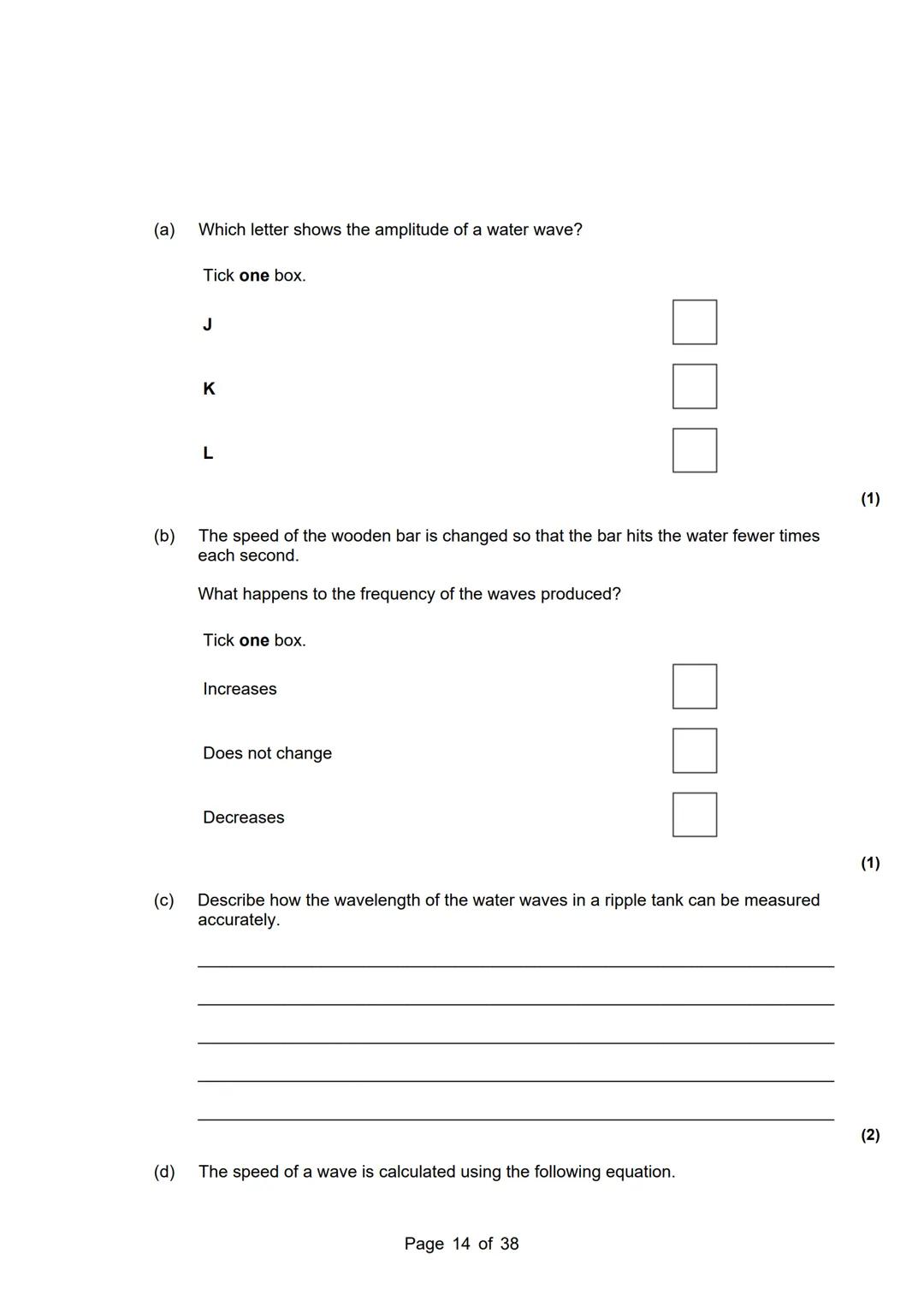 revise
with
harry
AQA Physics
Topic 6: Waves
Master Booklet
Answer the questions that are given to you, and you
can use the mark scheme prov