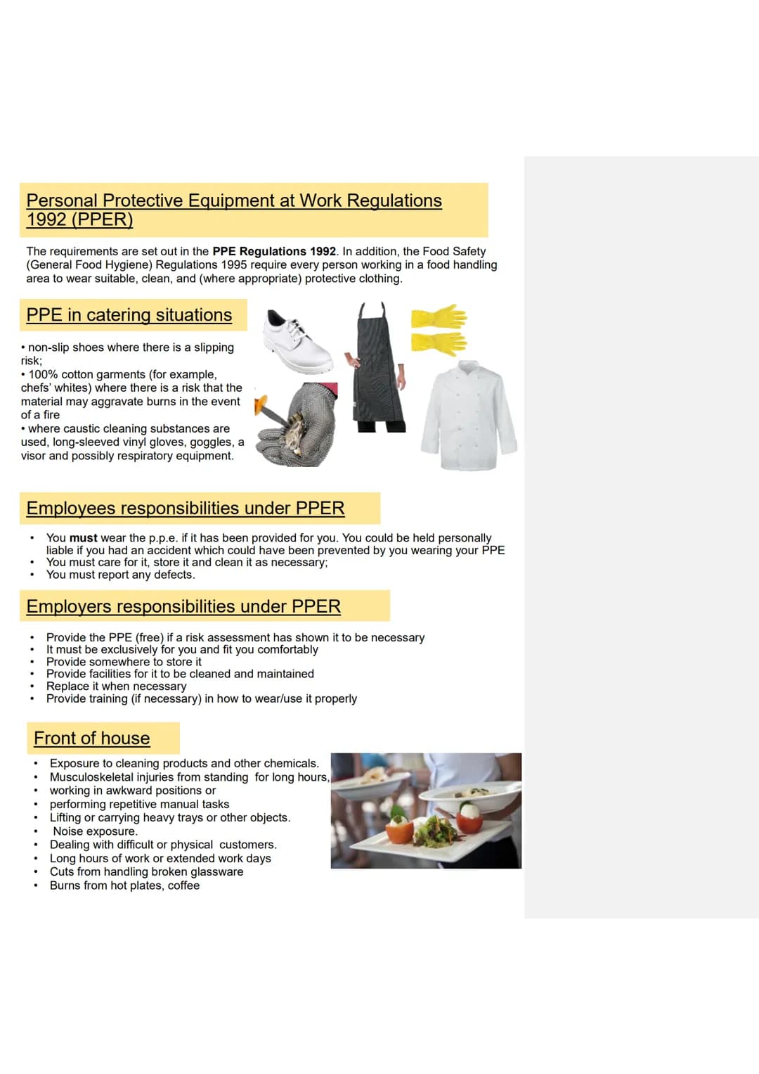 Unit 1
The Hospitality and Catering industry
LO3
WJEC LEVEL 1/2 AWARD in
HOSPITALITY AND
CATERING A
Understand how hospitality and
catering 