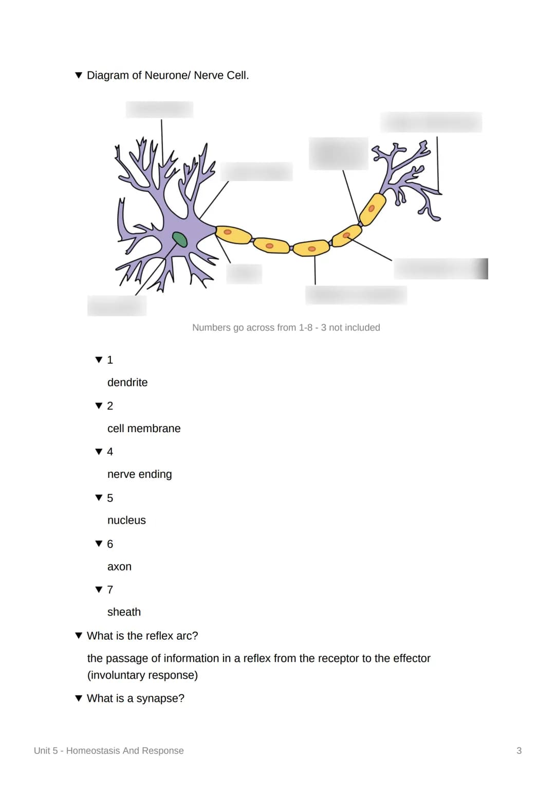 Unit 5 - Homeostasis And
Response
4.5.1 Homeostasis
▾ What is homeostasis?
control of internal conditions of a cell or organism to maintain 