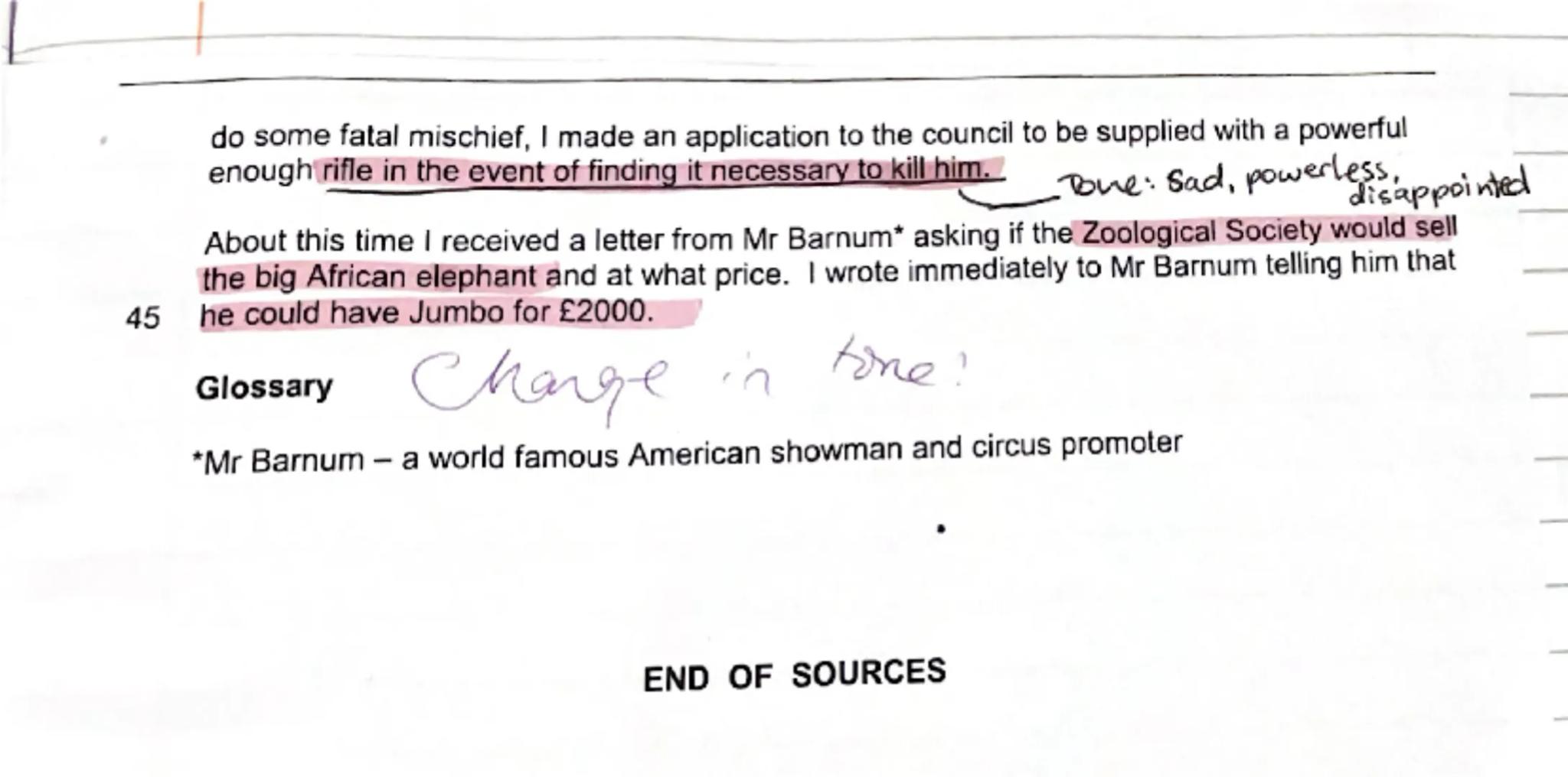 Source A

George Orwell was a young British writer who started work in 1922 as a policeman in Burma. At
that time, Burma was part of the Bri