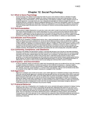 Know Psychology - Chapter 12: Social Psychology thumbnail