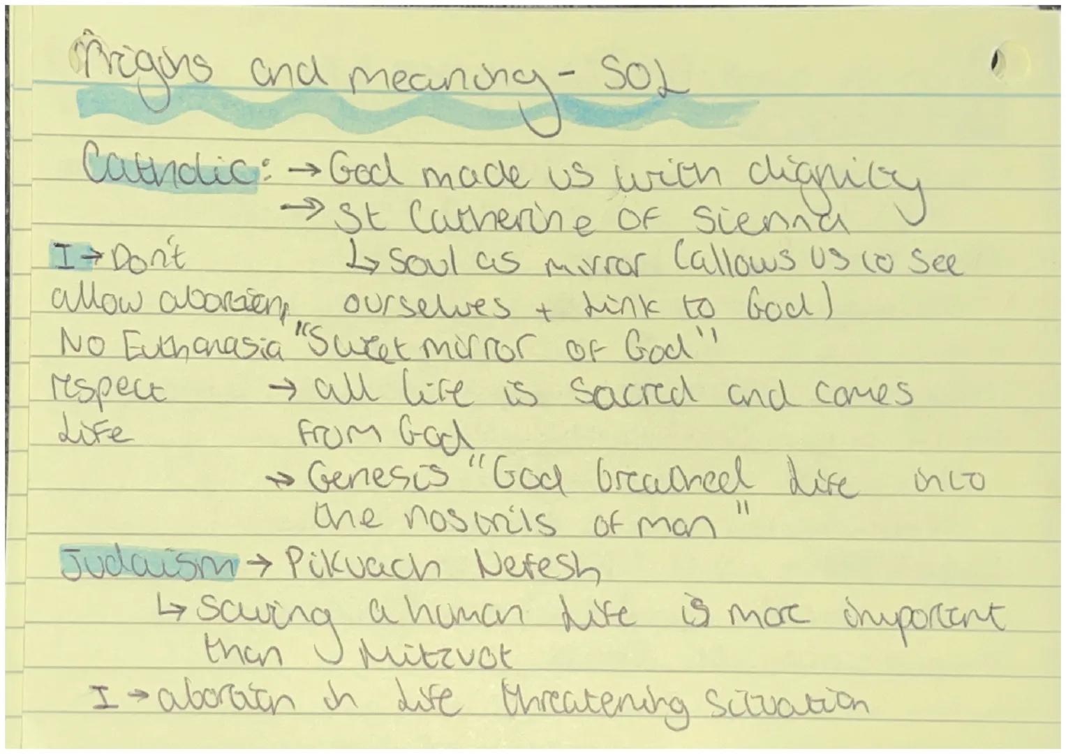 - Origins and meaning

Meaninchen

- creatich Nihilo creatden
out
Nothing, only Godcun e.g. universe I
evolyyian change in a species overame