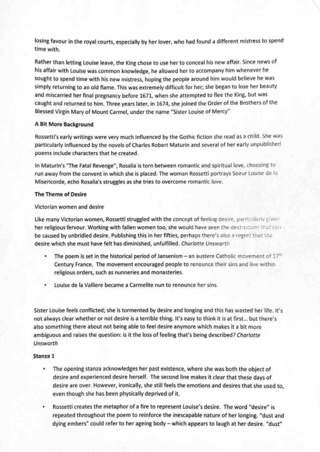 # SOEUR LOUISE DE LA MISERICORDE

Historical Inspiration - a real person

Soeur Louise de Misericorde is based upon the French Duchess de la