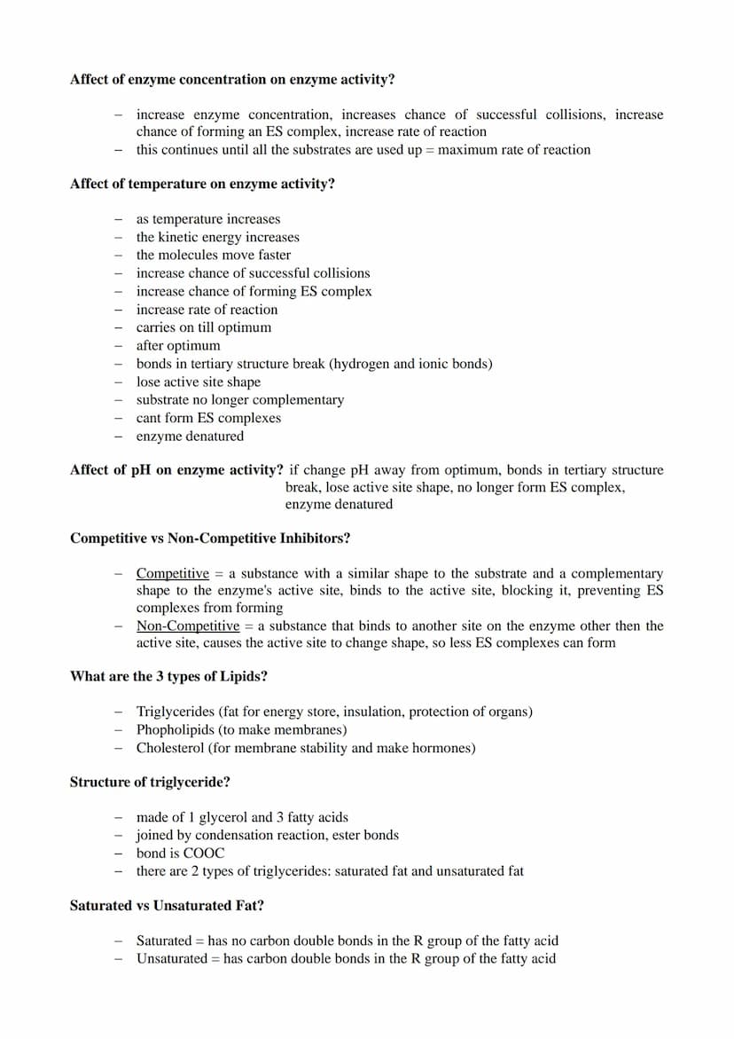 Module 1 (Biological Molecules) Revision Notes
What are biological molecules? molecules made and used by living organisms e.g. Carbohydrates