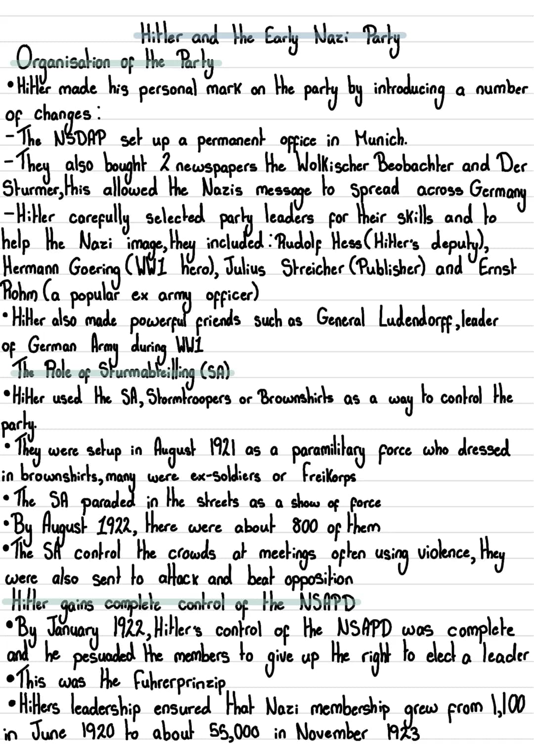 Hitlers Rise To Power
Hitler and the Early Nazi Parky
2 The Munich Putsch Putsch 1923
1
3
The Lean Year 1924-1928
4
How did Hitter become Ch